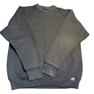 Vintage Discus Athletic Sweatshirt Medium Charcoal Grey Made in USA Cotton Poly